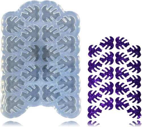 Miniatura 11 de Mini moldes para aretes con forma de puerta, molde de silicona para aretes de bricolaje, aretes de oreja, colgantes, manualidades de fabricación