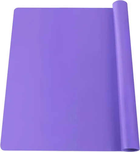 Miniatura 32 de Tapete de silicona extra grande para encimera de cocina, 36 x 24 pulgadas, tapete de silicona para mesa de resina, tapete resistente al calor