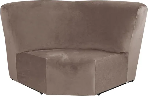 Miniatura 10 de MIFXIN Funda para sofá esquinero, 1 pieza, de terciopelo, elástica, para sofá reclinable seccional, funda para sofá reclinable en forma de L, Velvet