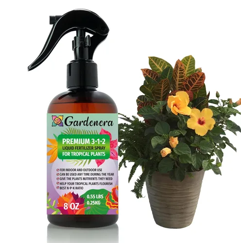 Miniatura 15 de Gardenera Fertilizante en aerosol multiusos profesional para jardinería doméstica, listo para usar, 3-1-2, alimento suave para plantas para hojas