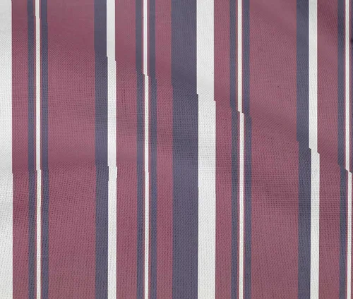 Miniatura 5 de oneOone Tela de algodón Flex Dark Magenta Rayas Tela de costura por yarda Impreso Ropa DIY Suministros de costura 40 pulgadas de ancho-GQ