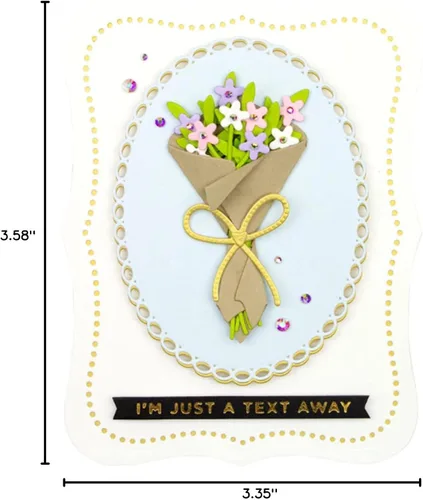 Miniatura 9 de hinana Troqueles de metal de flores, hojas de flores, plantillas de corte de ramo de hojas para manualidades, álbumes de recortes, fotos, papel