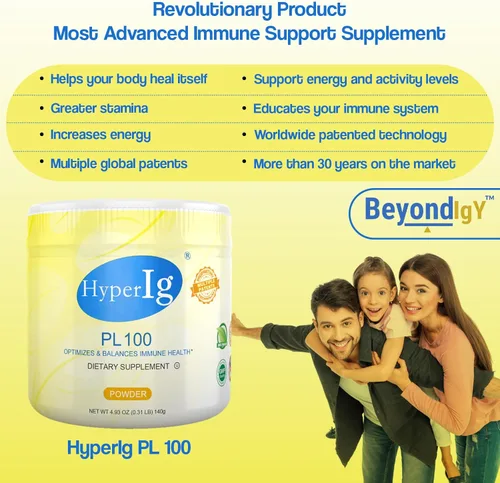 Miniatura 6 de Proteína de huevo en polvo PL-100, suplemento hiperinmune de huevo, 4.94 oz – Apoyo inmunológico, bienestar digestivo, energía y fuerza muscular