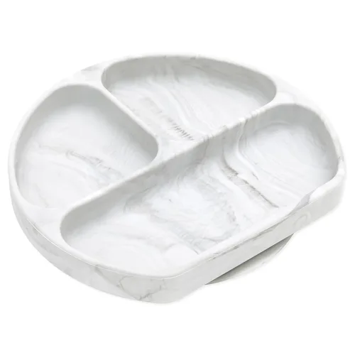 Miniatura 43 de Bumkins Plato de silicona con agarre, plato de succión dividido, plato para bebé o niño pequeño, sin BPA, apto para microondas y lavavajillas
