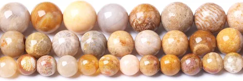 Miniatura 5 de 10 mm Cuentas Coral Jade Redondas Sueltas Naturales Cuentas de Gemas Naturales Cuentas de Piedra de Energía de Cristal para Hacer Joyería DIY Jade