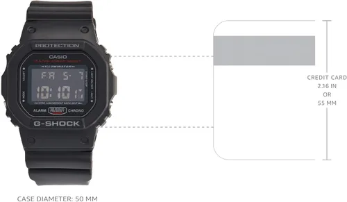Miniatura 3 de Casio G-Shock DW-5600HR-1DR Reloj de moda automático de silicona negra para hombre, Varios colores, Moderno
