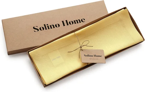 Miniatura 21 de Solino Home Juego de 4 manteles individuales blancos de 100 % lino puro de 14 x 14 pulgadas para invierno, San Valentín, primavera, Pascua, Fete