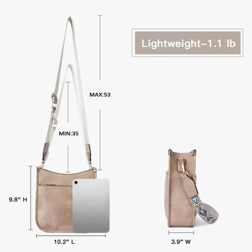 Miniatura 3 de Telena Monederos cruzados para mujer, de piel vegana, de moda, con correa ajustable para guitarra