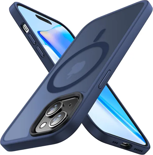 Miniatura 21 de Meifigno Magic Mag Series - Funda diseñada para iPhone 15 Pro, protección de grado militar y compatible con MagSafe, parte trasera mate translúcida