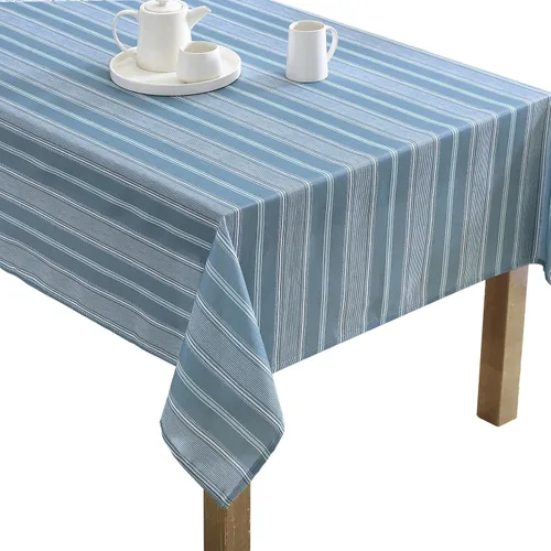 Miniatura 35 de Laura Ashley Mantel decorativo, resistente a las arrugas y a las manchas, repelente al agua a prueba de derrames, tela de poliéster lavable de fácil