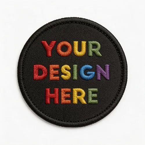 Parche personalizado, parches bordados con logotipo personalizado, parches de logotipo de texto con imagen personalizada, parche de gancho y bucle