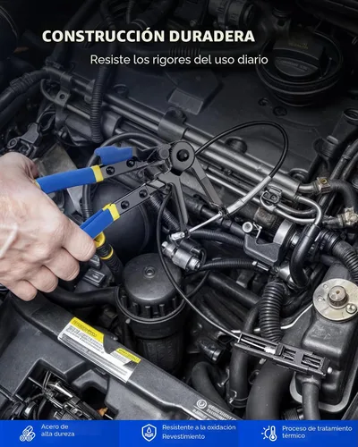 Miniatura 5 de Orion Motor Tech 9 alicates de abrazadera de manguera para mangueras de combustible y agua, kit de removedor de abrazadera de manguera de largo