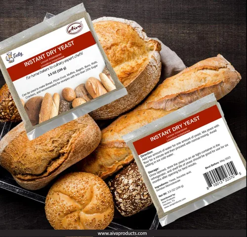 Miniatura 5 de AIVA - Levadura seca instantánea Levadura instantánea de acción rápida Perfecto para hornear pasteles, pan, pizza y masa dulce, sin OMG, vegano