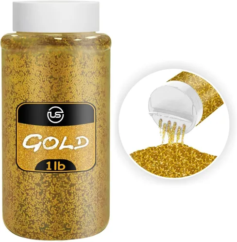 Miniatura 27 de Purpurina navideña para manualidades, 1 libra cada una (4 libras en total) con purpurina fina para manualidades, paquete de 4 confeti de Navidad