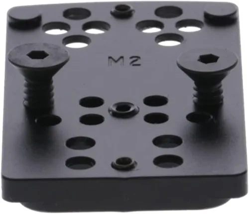 Miniatura 3 de TRUGLO Soporte de punto rojo pistola Placa de montaje de acero óptico de punto óptico de tiro táctico ligero duradero Montura RMR S&W M&P