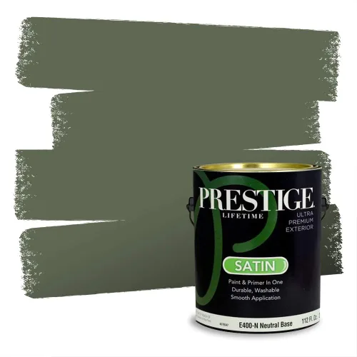 Miniatura 1855 de Prestige Paints - pintura de exterior y pintura de imprimación en una, E100-T-6006-10AVP