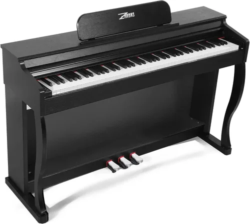 Miniatura 9 de Piano digital de 88 teclas con teclado de tamaño completo y teclas completamente ponderadas, teclado de piano acústico profesional con martillo
