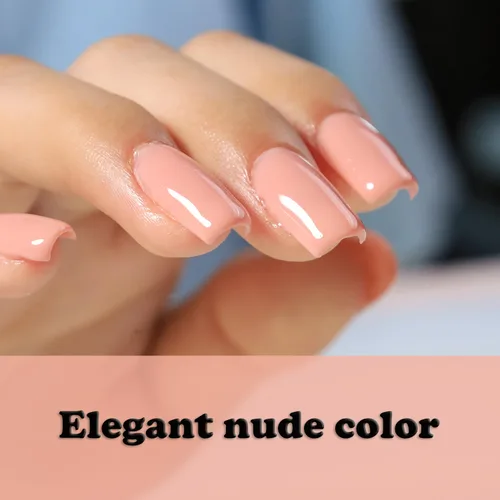 Miniatura 3 de FZANEST - Gel de base de goma para uñas, esmalte de uñas de gel transparente de formación, capa base de goma elástica, gel de extensión en una