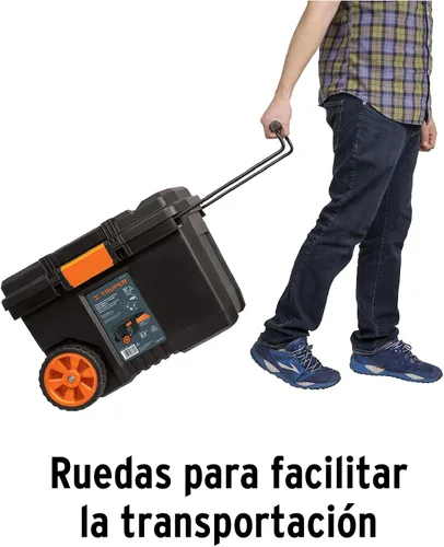 Miniatura 6 de Caja herramienta, plástico, 23 ', con ruedas