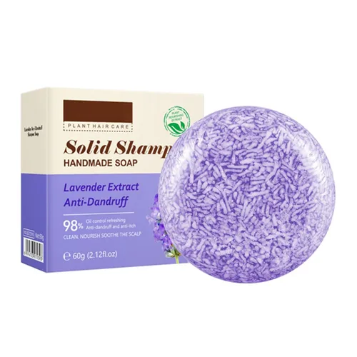 Moily oisturizing Shampoo Bar, Plant-Based for Dry Hair Hydration and Cleanse Lavender One Size