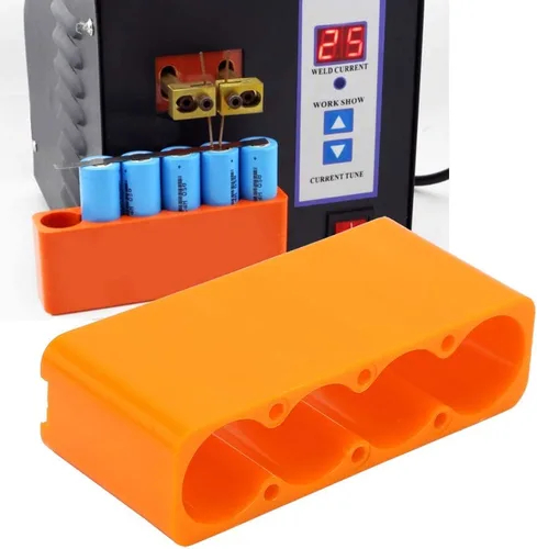 Miniatura 3 de Abrazadera de soldadura de batería, contenedor de batería de plástico industrial, soporte de batería ajustable, accesorio de fijación de soldadura