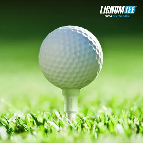 Miniatura 3 de LIGNUM Tee - Camisetas de golf clásicas - Camisetas de golf deportivas - Cabeza antigiro, micro madera de base biológica, 50 veces duradera