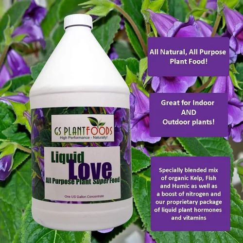 Miniatura 5 de GS Plant Foods Liquid Love - Fertilizante para plantas multiusos (1 galón), fertilizante líquido para jardines de hierbas, plantas