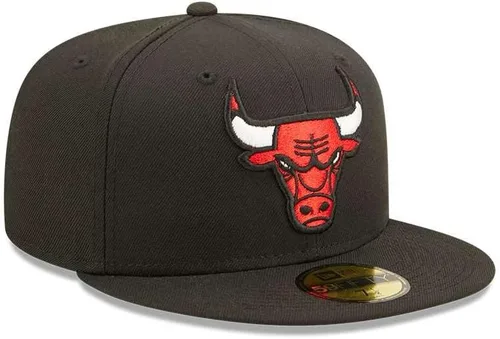 Miniatura 3 de New Era NBA Chicago Bulls 59FIFTY - Gorra ajustada para hombre, talla 7.625, color negro