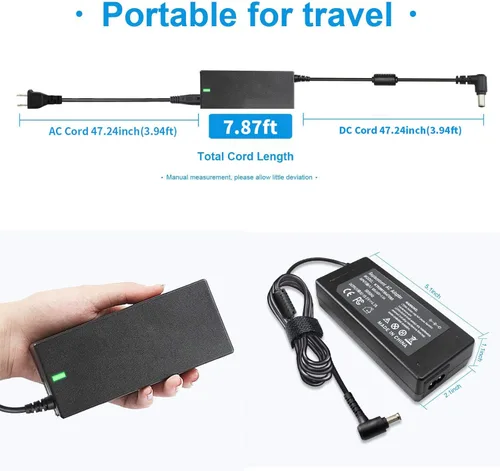 Miniatura 2 de Cable de alimentación para Sony Bravia TV KDL-55 KDL-48 KDL-42 KDL-40 KDL-40 KDL-32 W700B W600B W800B KDL-40R510C KDL-40W650D KDL48W590B KDL55W655B
