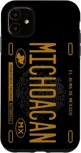 Miniatura 8 de Michoacano Michoacan Mexican State License Plate Phone Case for iPhone 17