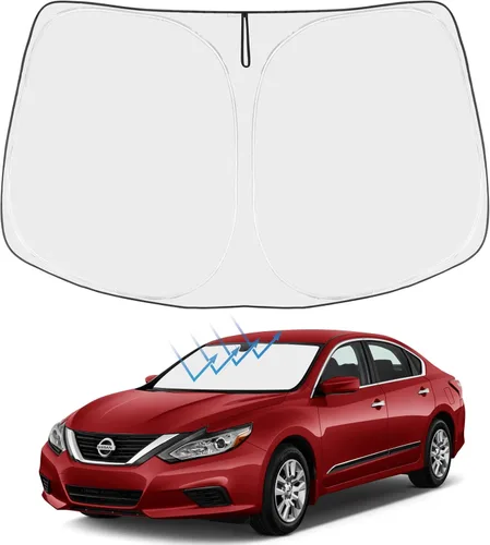 Miniatura 111 de Proadsy Parasol para parabrisas actualizado 2025, ajuste personalizado Dodge RAM 1500 2Dr 2019-2024 2025, 4 capas, plegable, protector de parasol