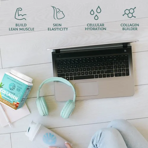 Miniatura 4 de Polvo de Proteína de Colágeno Vegano para Mujeres con Sílice, Polvo de Colágeno a Base de Plantas con Vitaminas Veganas para Cabello, Piel y Uñas