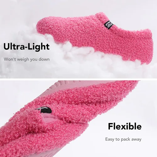 Miniatura 4 de RockDove - Pantuflas de vellón de estilo cerrado para mujer, ideales para interiores
