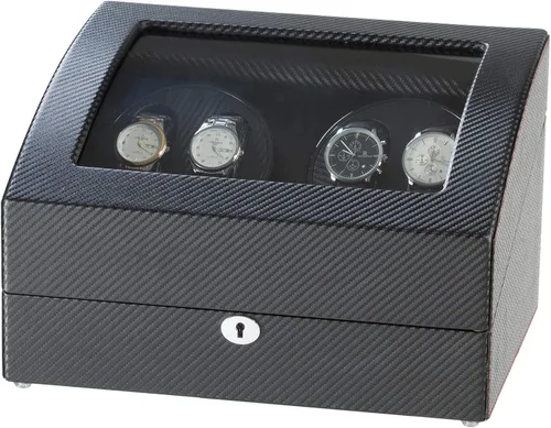 Miniatura 2 de Sepano Enrollador automático de reloj, caja de bobinado de reloj para relojes automáticos, con motor Mabuchi y almohadas de reloj flexibles, gran