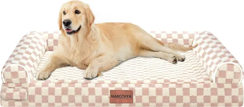 Miniatura 93 de Cama ortopédica lavable para perros medianos y grandes: cama con cojines de apoyo para perros medianos y grandes, cama impermeable de espuma tipo