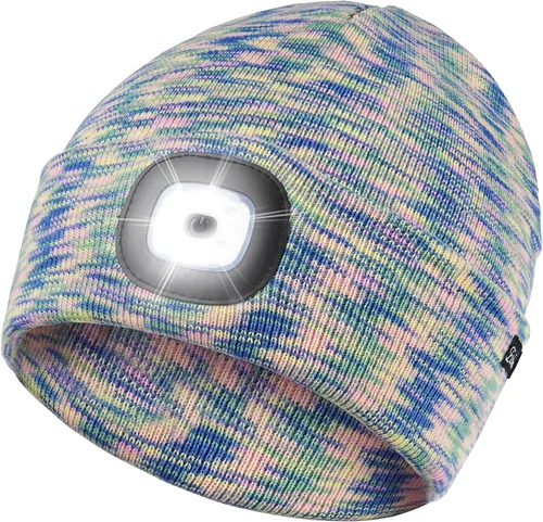 Miniatura 38 de Etsfmoa Gorro unisex con la luz, regalos para hombres, papá, padre, gorras recargables por USB