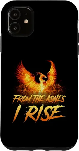 Miniatura 8 de Funda de regalo motivacional para iPhone 13 Pro Max From the Ashes I Rise Phoenix Bird