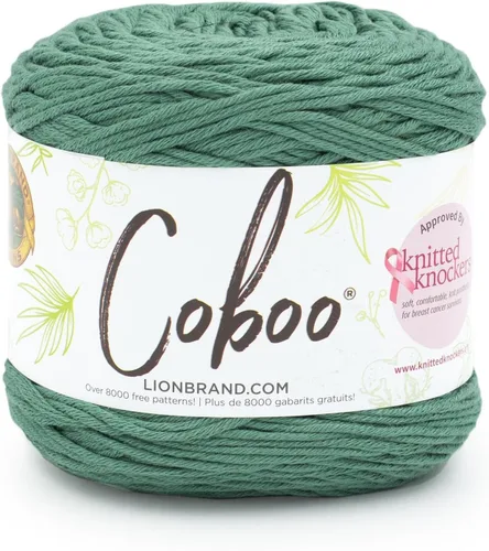 Miniatura 51 de Lion Brand Yarn Coboo, hilo suave para tejer, hacer ganchillo y manualidades, Vanilla Blossom, paquete de 3 Flor de vainilla