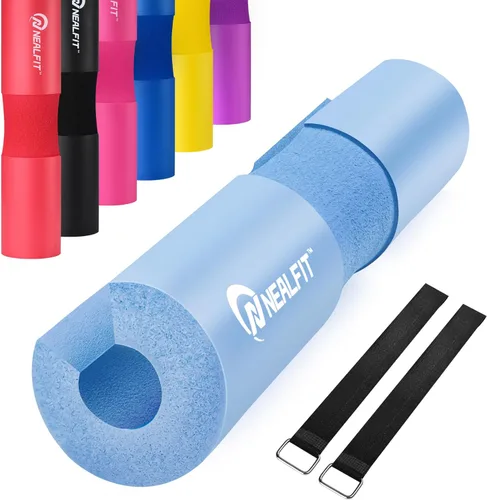 Miniatura 11 de NEALFIT Almohadilla para Barra de Pesos para Sentadillas—Almohadilla para Barra de Pesos—Ideal para Levantamiento de Pesas, Estocadas y Empujes