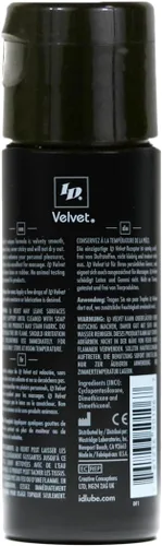 Miniatura 2 de ID Lubricants Lubricante personal Velvet - Lubricante de lujo, a base de silicona, 1 onza líquida, transparente