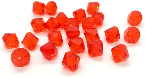Miniatura 86 de 100 piezas auténticas Preciosa de 3 mm (0,12 pulgadas) cuentas sueltas de cristal bicono facetado pequeño amatista púrpura compatibles con cristales
