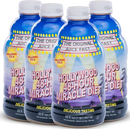 Miniatura 10 de Hollywood Miracle Diet Dieta de 48 horas, mezcla natural de bebida y fruta-32 oz