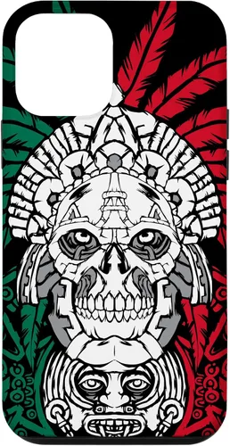 Miniatura 15 de iPhone 11 Pro Max Aztec Warrior Skull - Ancestros mexicanos - Funda de raíces mexicanas