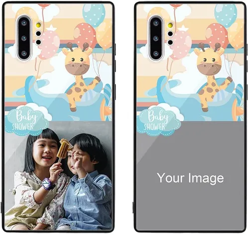 Miniatura 464 de Funda de teléfono personalizada para Samsung Galaxy S22+ / S22 Plus 5G, funda de TPU suave de vidrio templado antiarañazos personalizada con foto