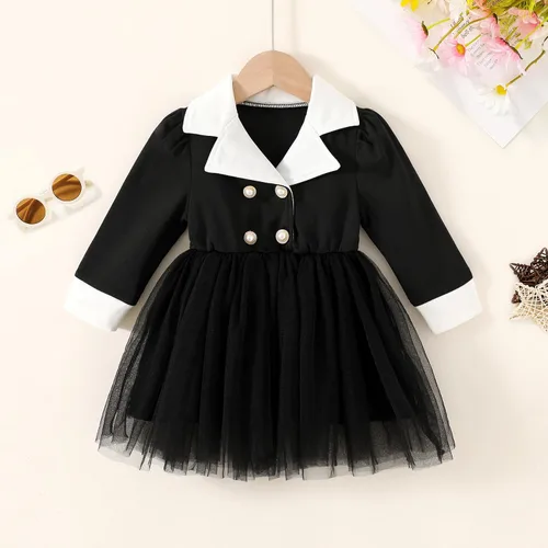 Miniatura 7 de YOUNGER TREE Disfraz de tutú negro para niñas pequeñas, de Halloween, para niñas, tallas 3M-7T