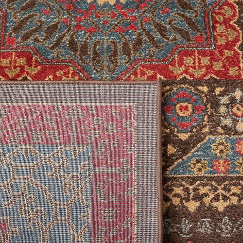 Miniatura 8 de Safavieh Mahal Collection MAH620C tapete oriental tradicional azul marino y rojo, Polipropileno, Azul marino/rojo
