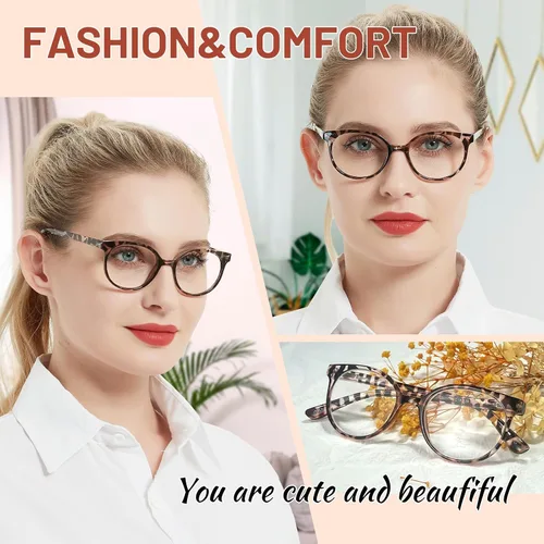 Miniatura 2 de OCCI CHIARI Gafas de Lectura Estrechas para Mujeres Lindas y Coloridas para Cara Pequeña (Tortuga 1.0+) 1.0 1.25 1.5 1.75 2.0 2.25 2.5 2.75 3.0 3.5