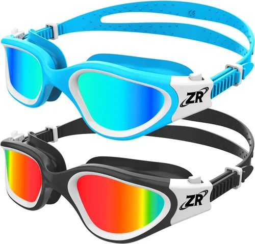 Miniatura 15 de ZIONOR Gafas de natación para niños, paquete de 2 gafas de natación polarizadas G1MINI para niñas/niños