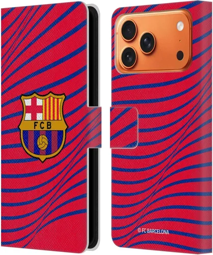 Miniatura 130 de Head Case Designs Funda de piel con licencia oficial del FC Barcelona Barca Crest Graphics para iPhone 11