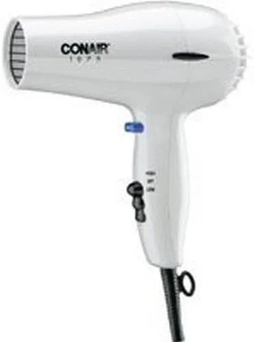 Conair Secador de pelo de tamaño medio de 1875 W, color blanco, 1 ea (paquete de 4)